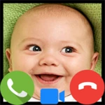 Logo of Fake Call Baby Prank Video Ca android Application 