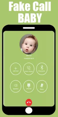 Fake Call Baby Prank Video Ca android App screenshot 2